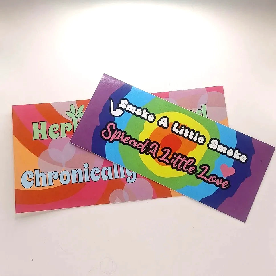 Bumper Sticker Combo, Spread A Little & Herbally Infused