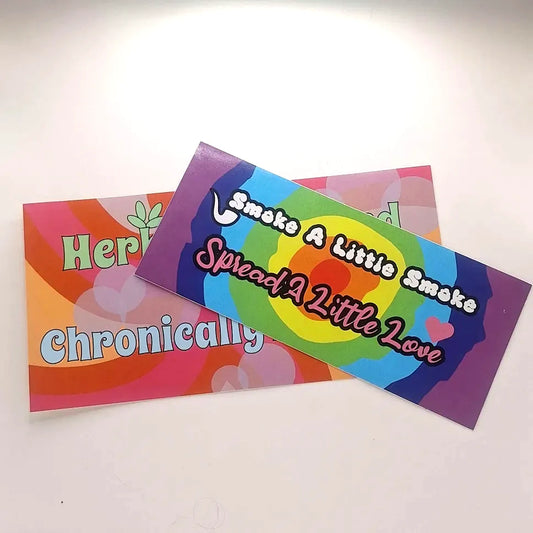 Bumper Sticker Combo, Spread A Little & Herbally Infused