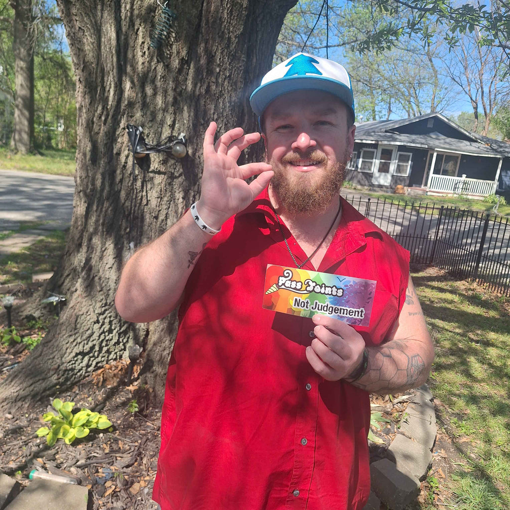 Pass Joints Not Judgement Bumper Sticker
