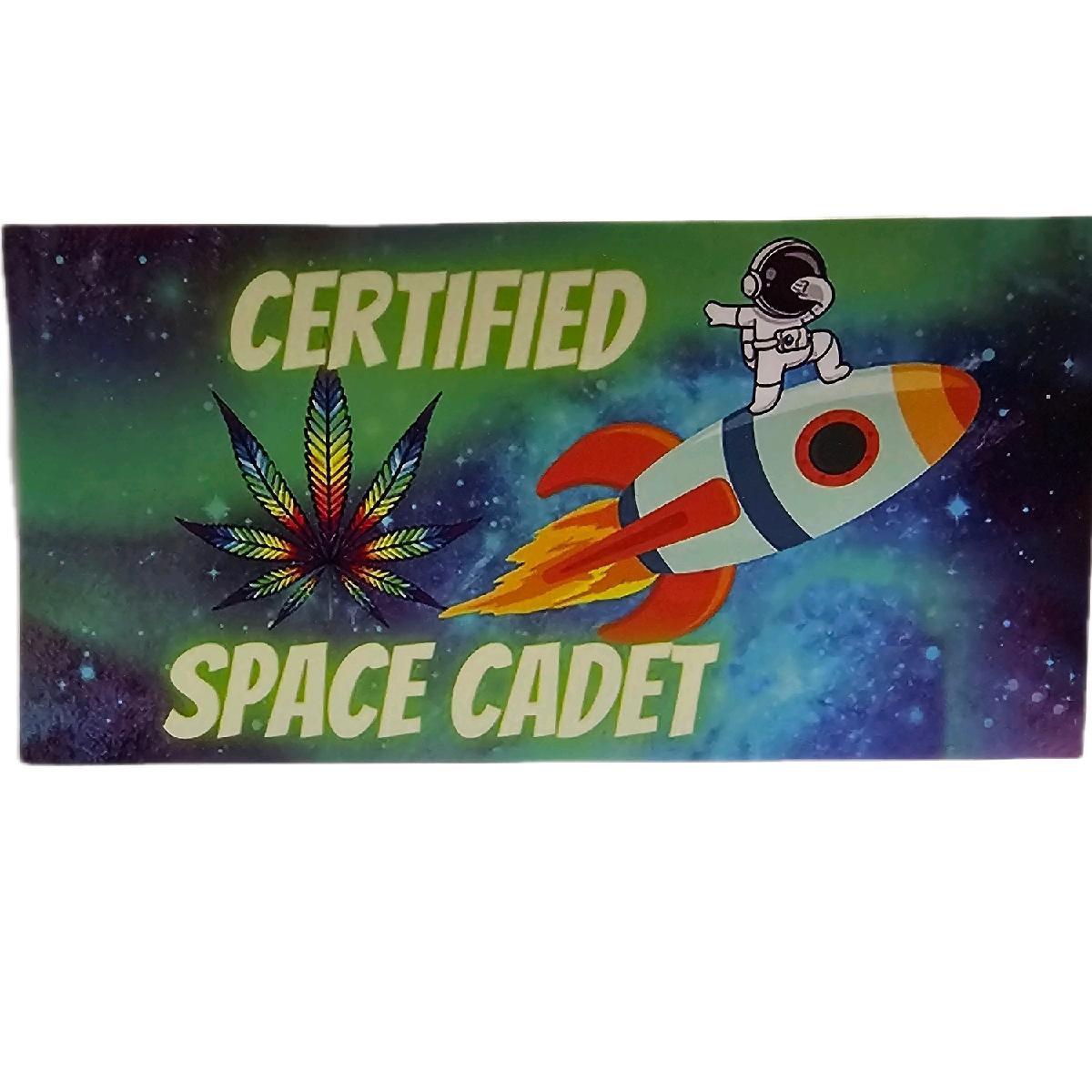 Stonergump Certified Space Cadet Sticker