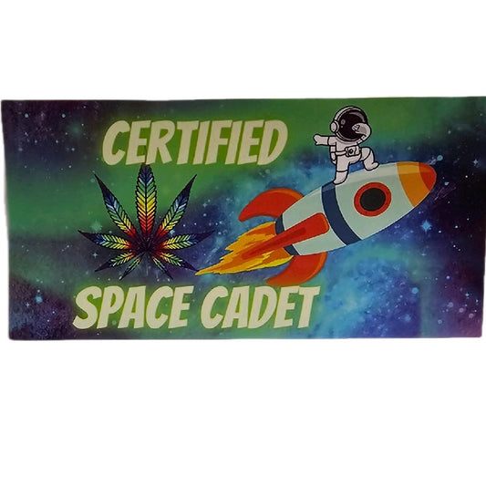 Stonergump Certified Space Cadet Sticker