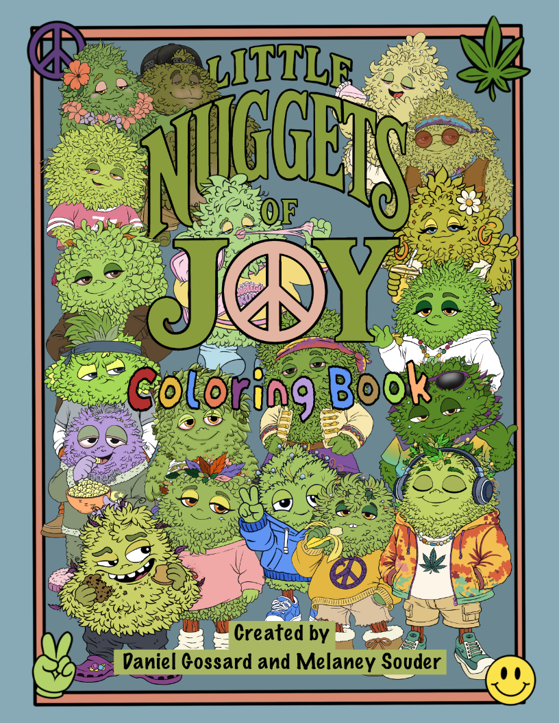 Little Nuggets Of Joy Coloring Book & Sticker Set
