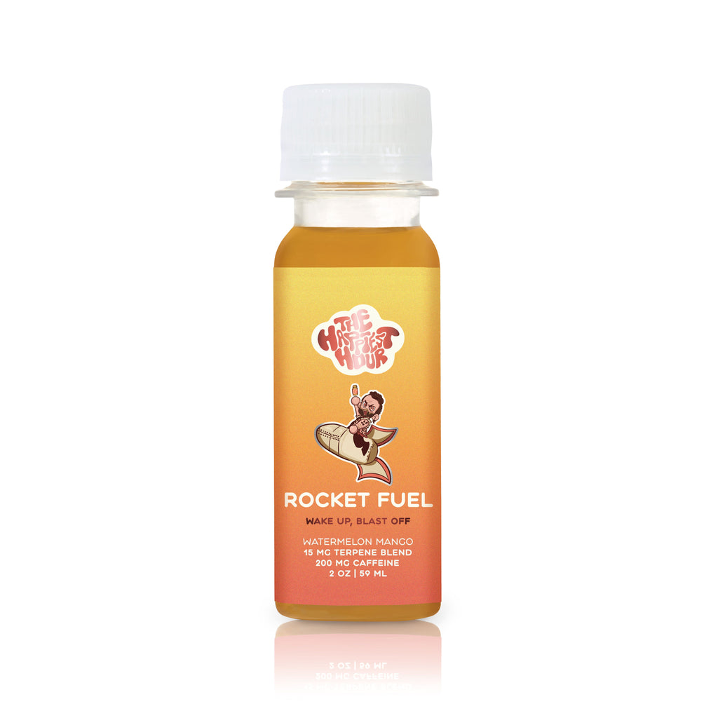Rocket Fuel – Watermelon Mango Terpene Blend – 200mg Caffeine & 15mg Terpenes – 2oz Focus Energy Shot