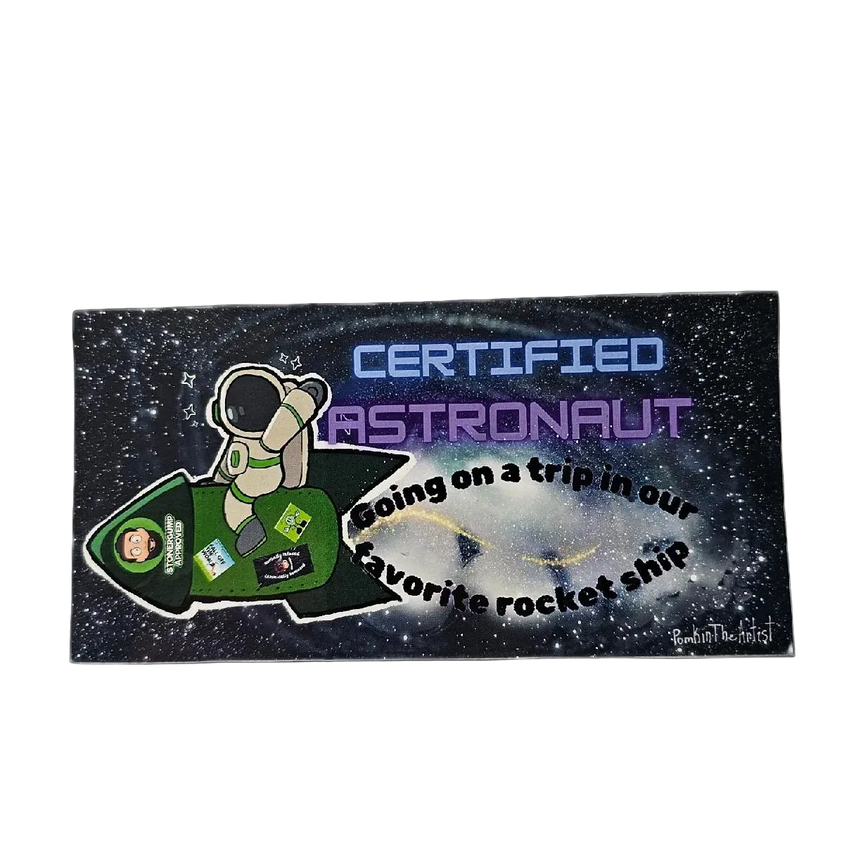 StonerGump Certified Astronaut Sticker