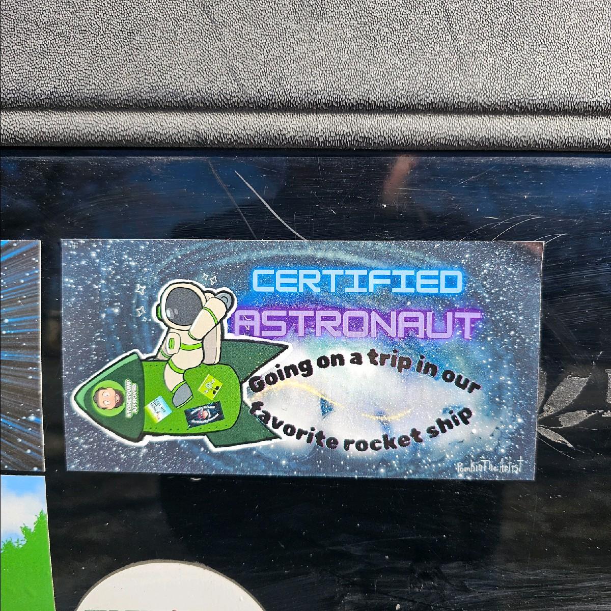 StonerGump Certified Astronaut Sticker