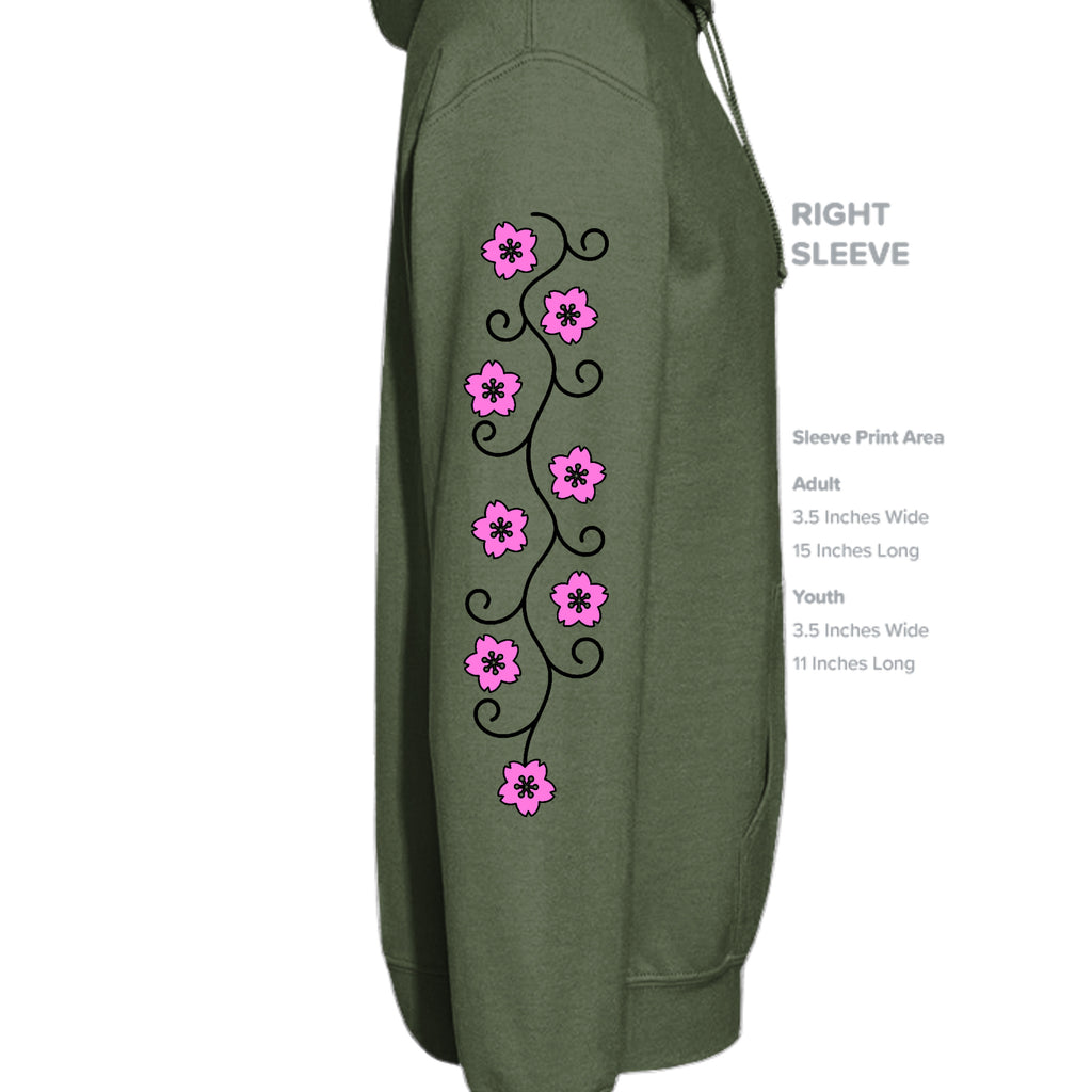 MILITARY GREEN - G185 - SLEEVE_RIGHT