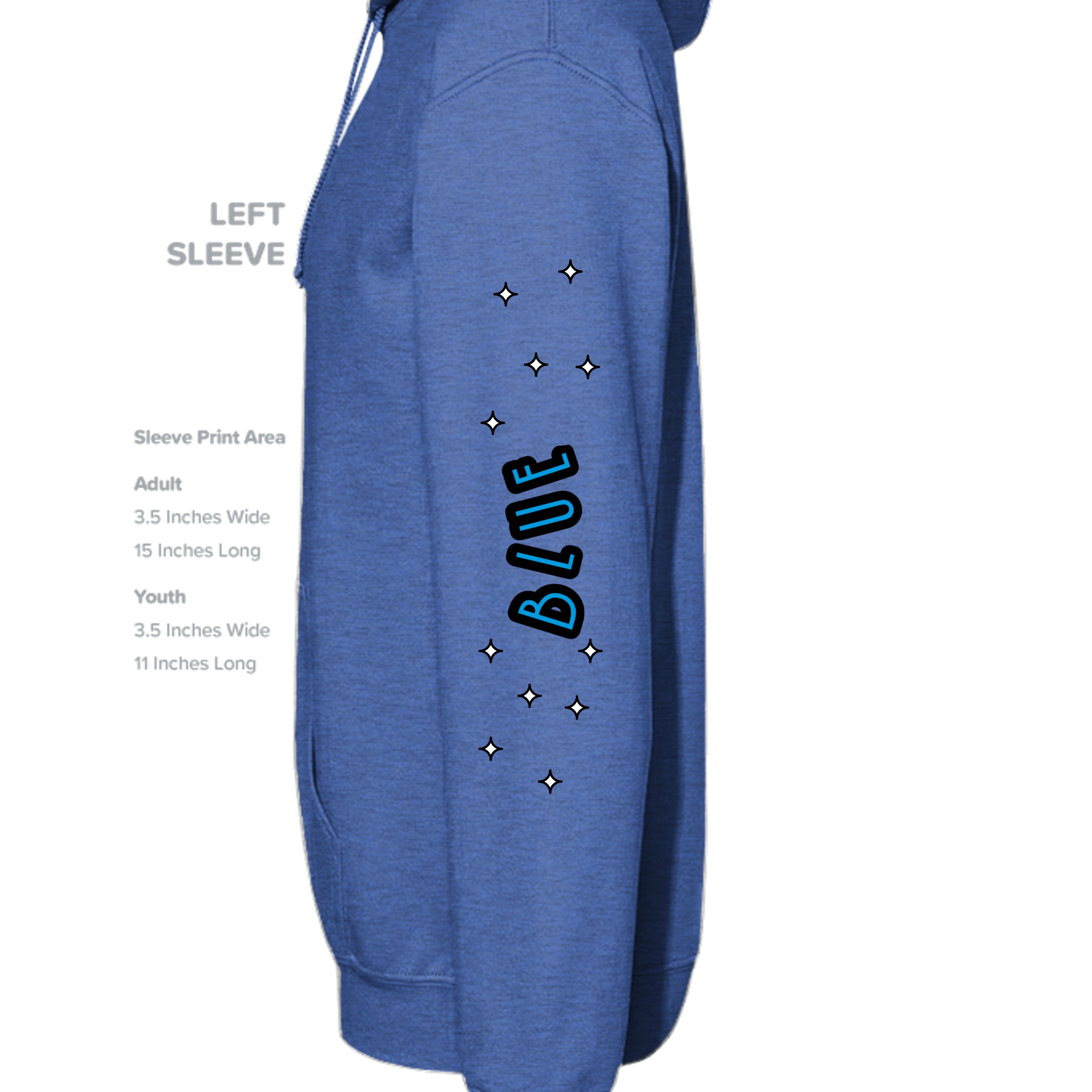 Heather Sport Royal - G185 - SLEEVE_LEFT