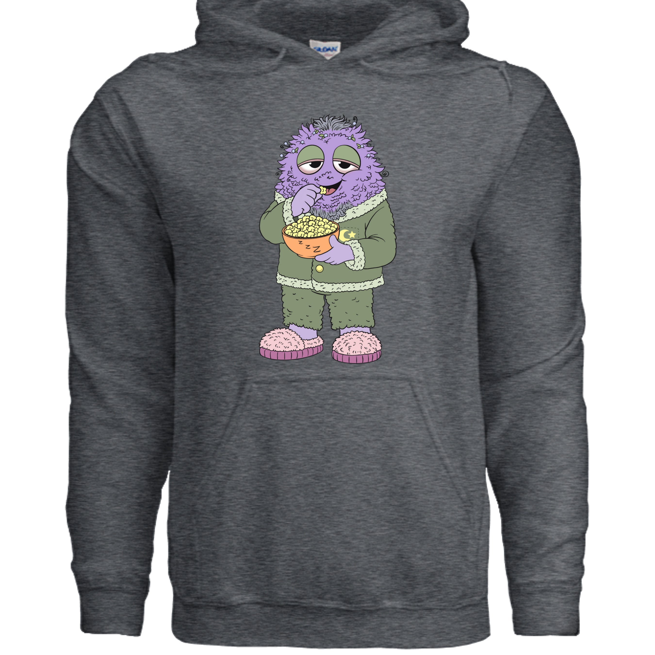DARK HEATHER - G185 - FRONT