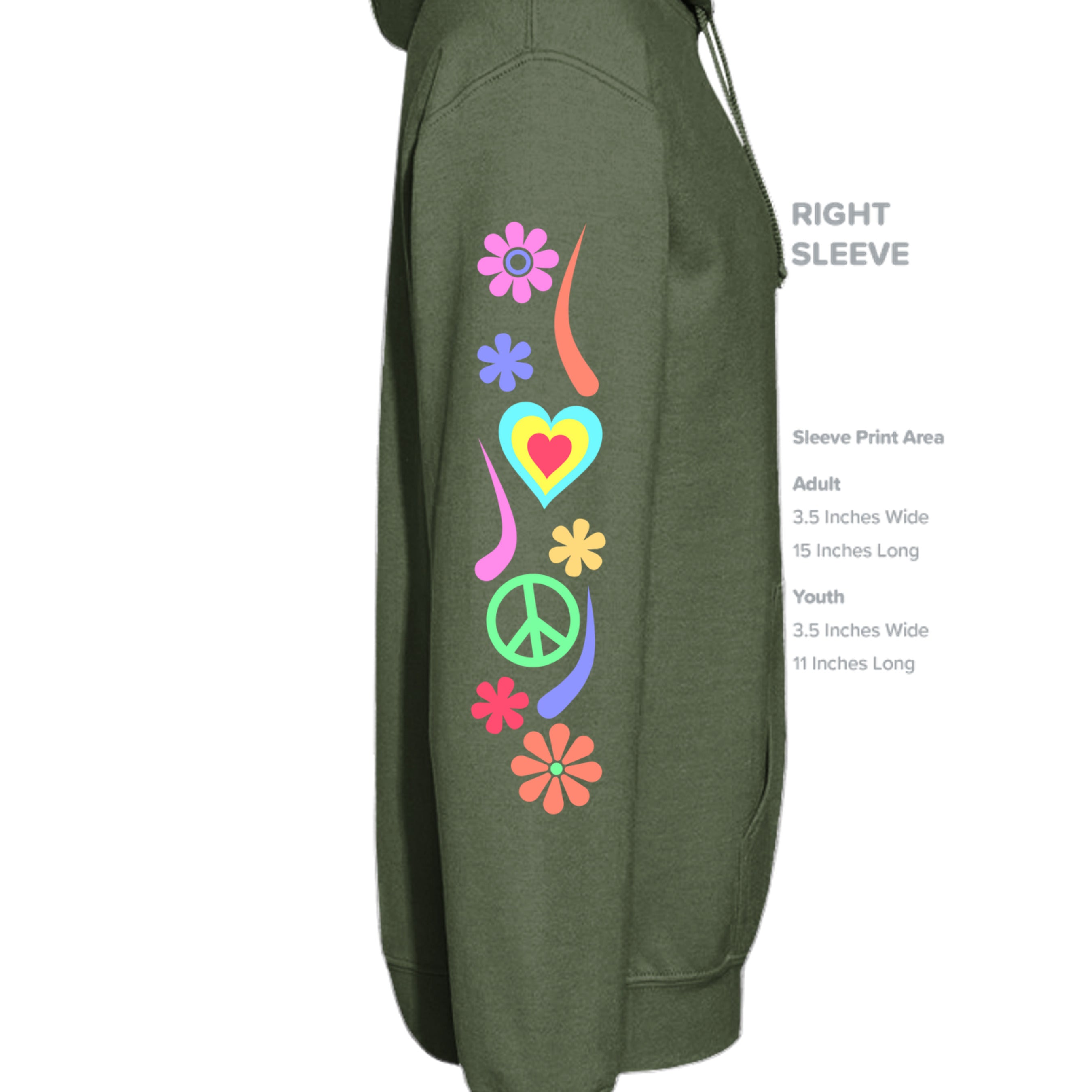 MILITARY GREEN - G185 - SLEEVE_RIGHT