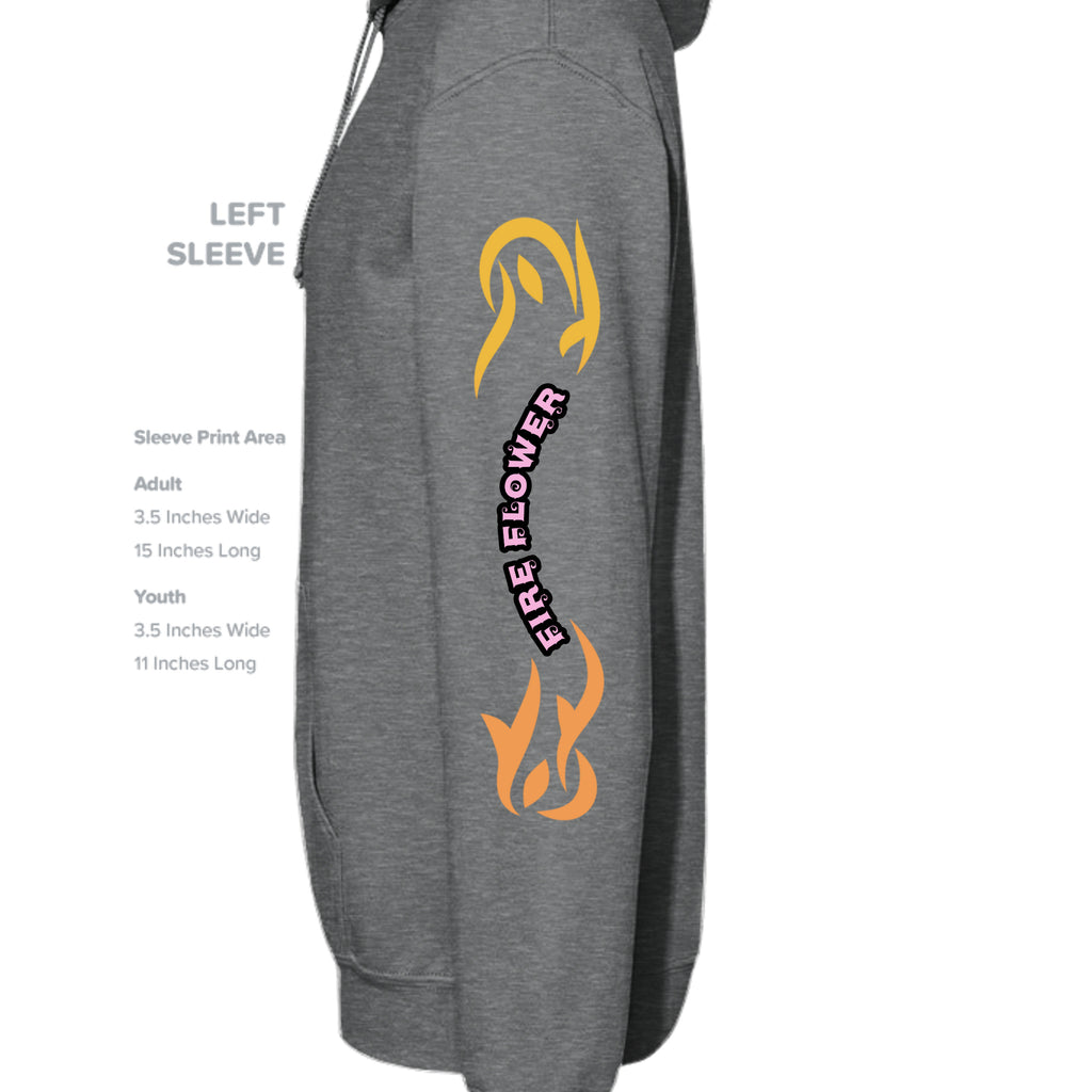 Fan Charcoal Heather - G185 - SLEEVE_LEFT