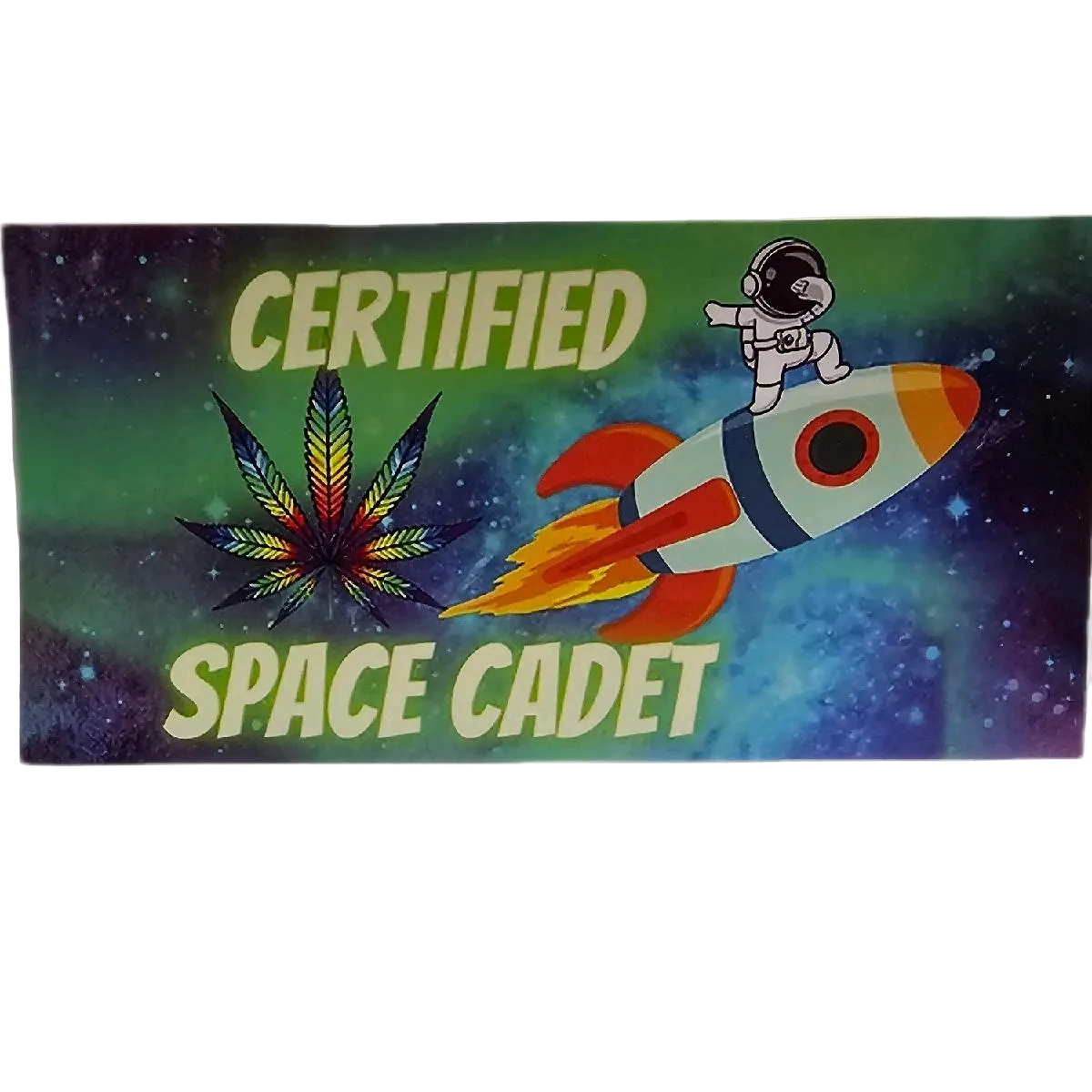 Stonergump Certified Space Cadet Sticker